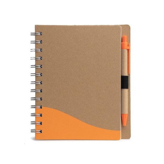 Caderno Ecológico com Caneta Personalizado