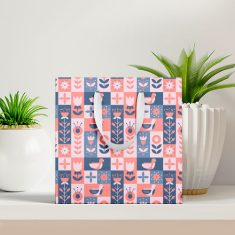 SACOLA EM PAPEL DUPLEX  PERSONALIZADO