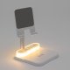 Base de Carregamento com Suporte Celular e Luminária Personalizada